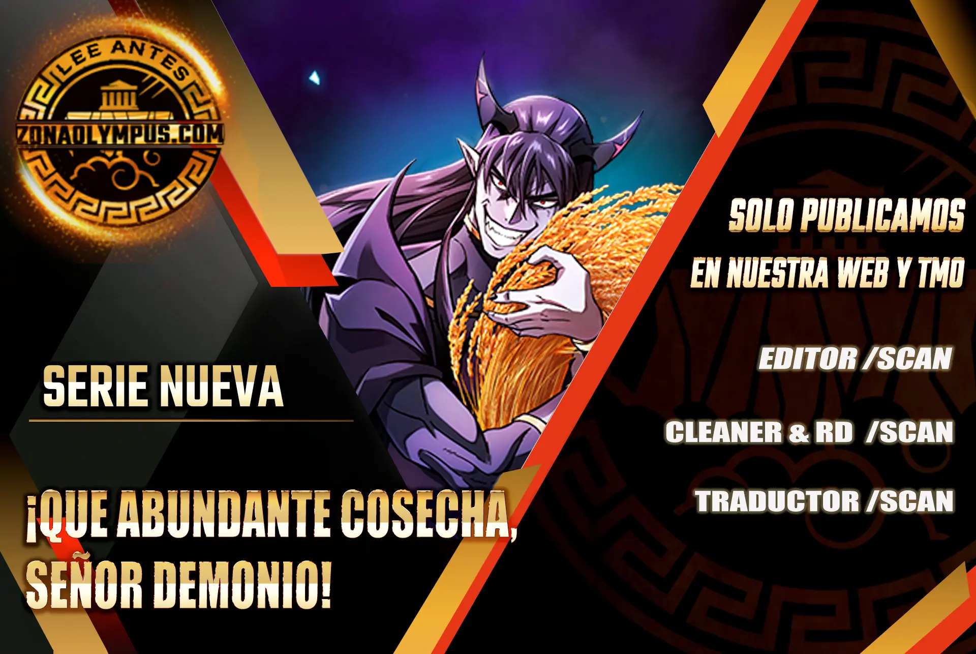 Read ¡Que abundante cosecha, señor demonio! ES Manga Online