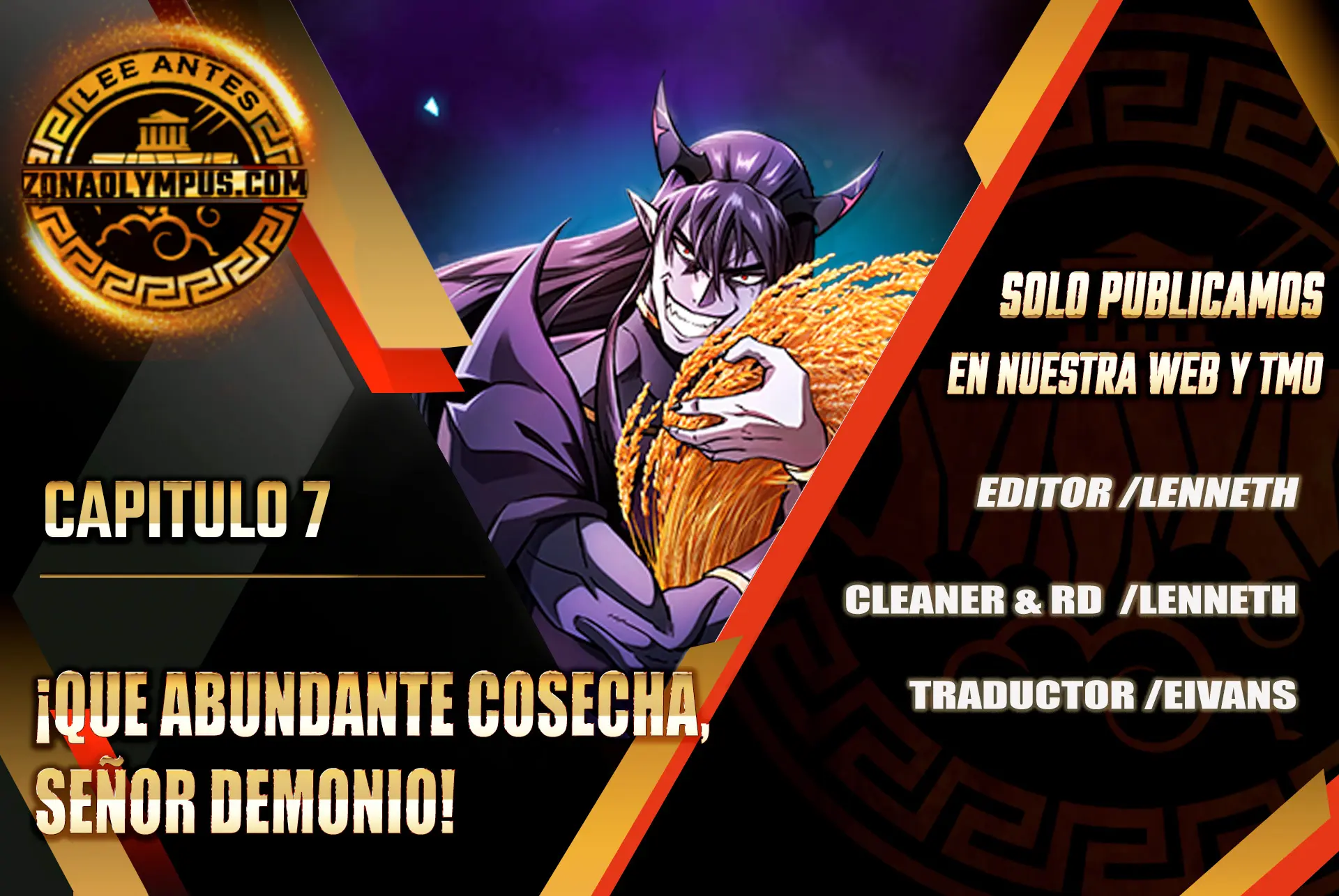 Read ¡Que abundante cosecha, señor demonio! ES Manga Online