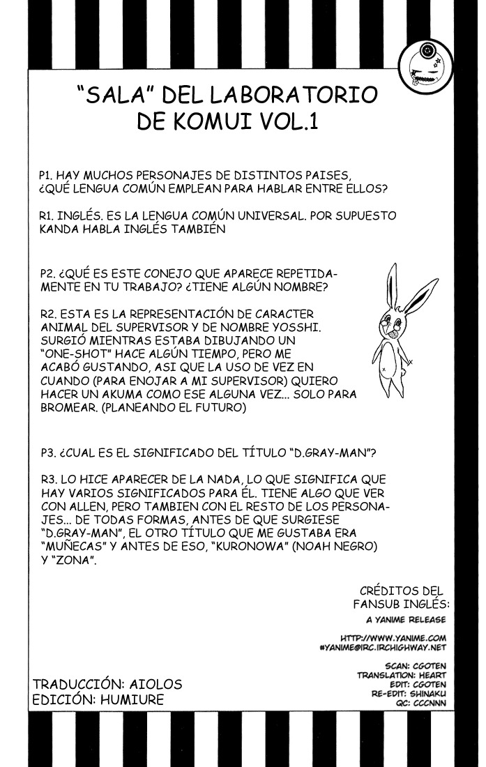 Read D.Gray-Man Es Manga Online