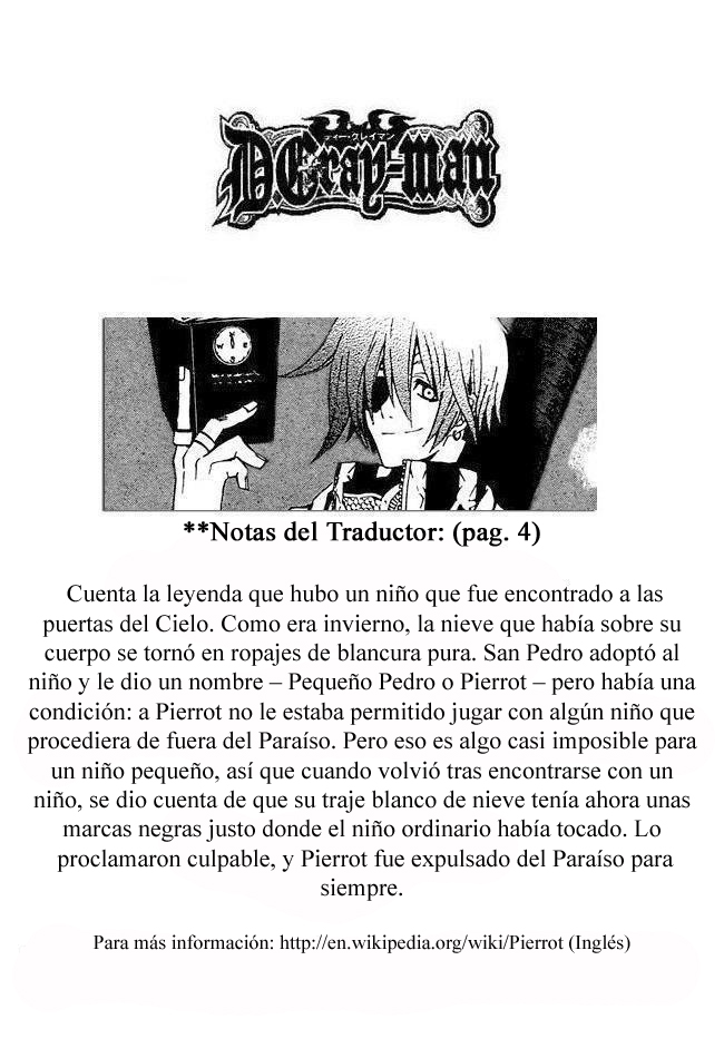 Read D.Gray-Man Es Manga Online