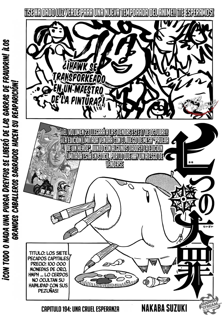 Read Nanatsu no Taizai Es Manga Online