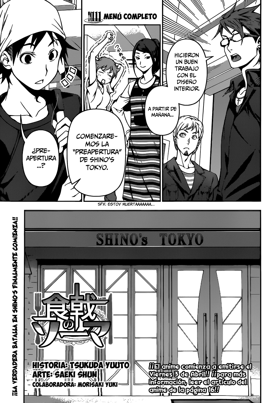 Read Shokugeki no Soma Es Manga Online