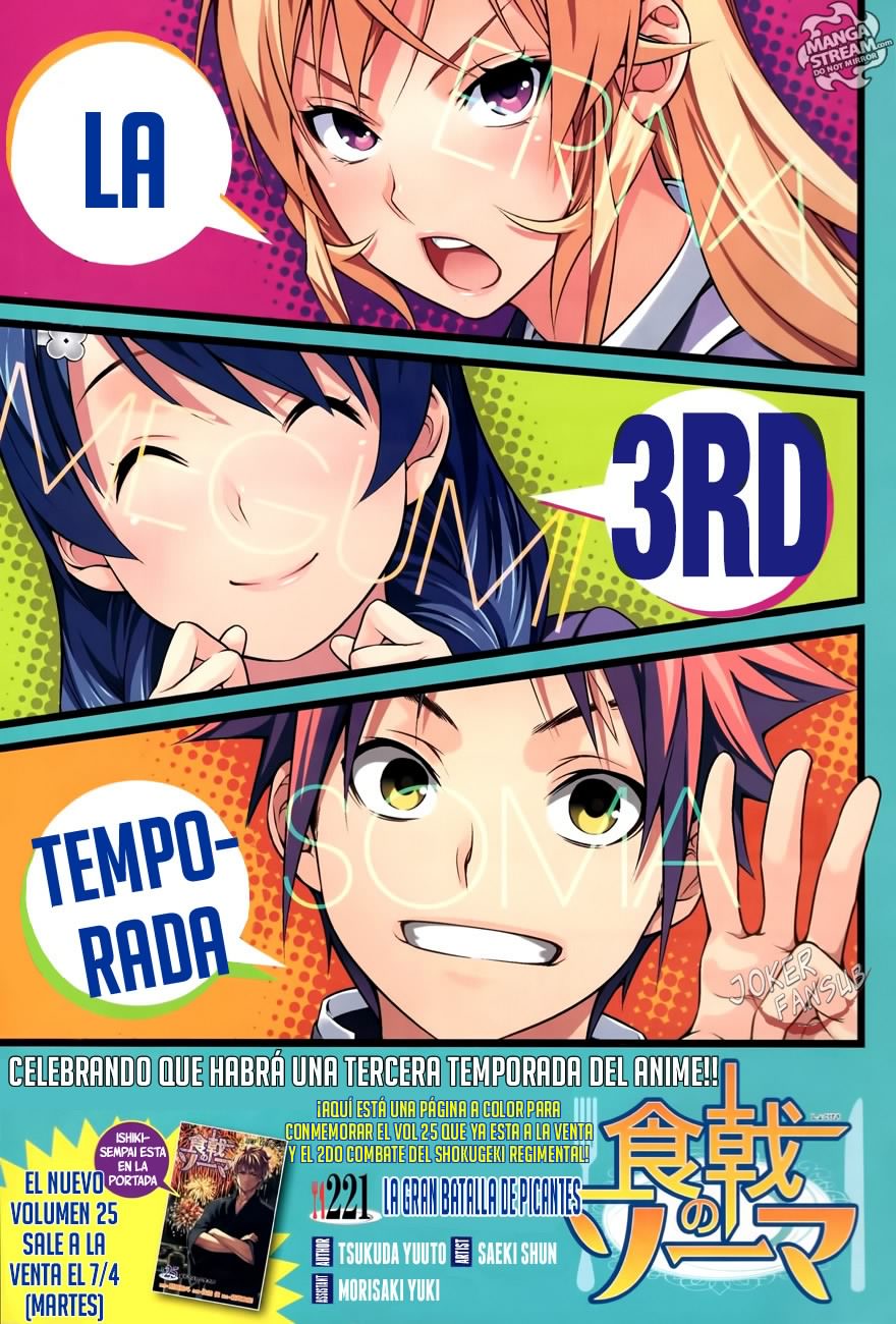Read Shokugeki no Soma Es Manga Online