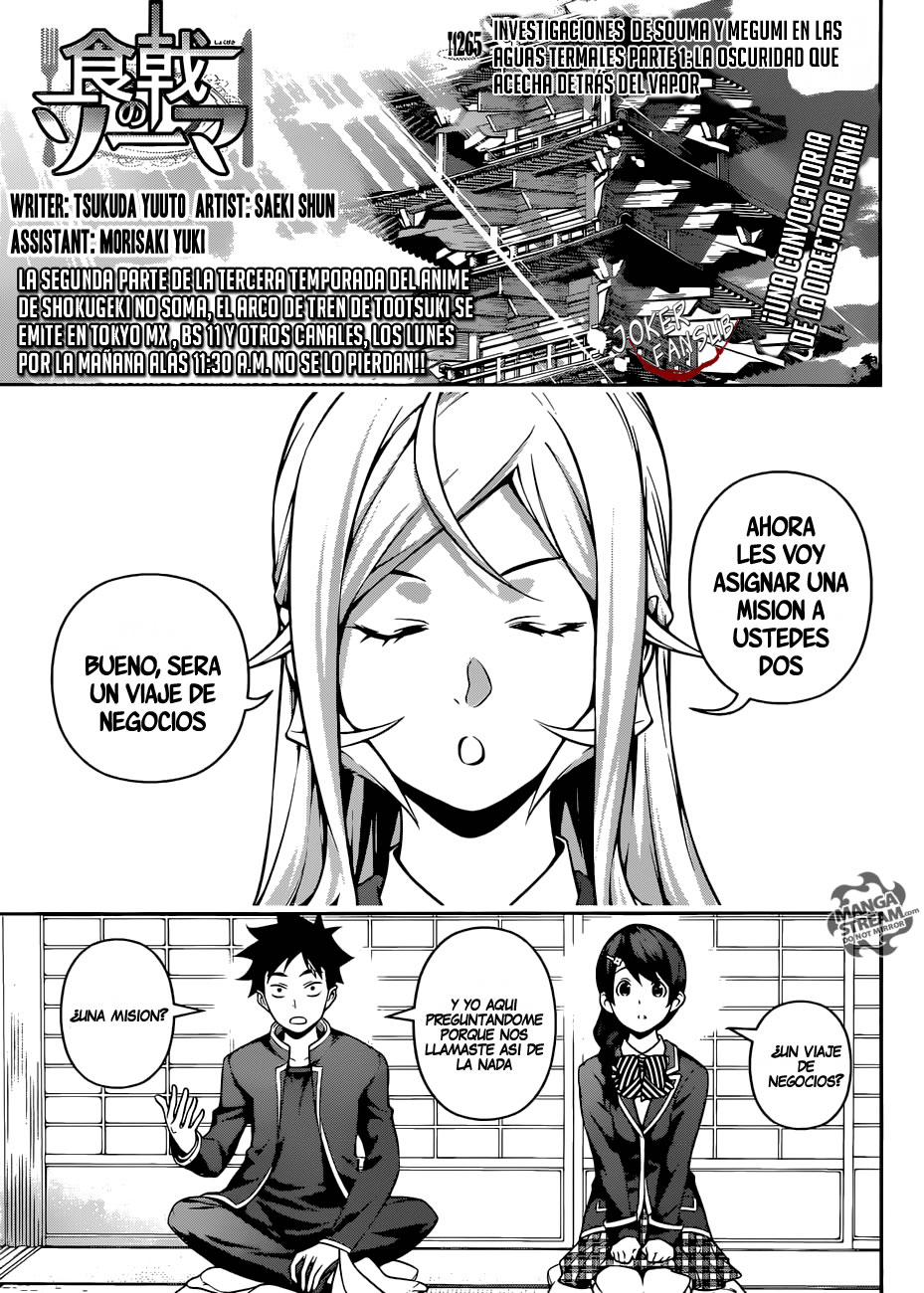 Read Shokugeki no Soma Es Manga Online