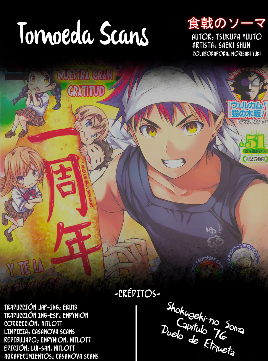Read Shokugeki no Soma Es Manga Online
