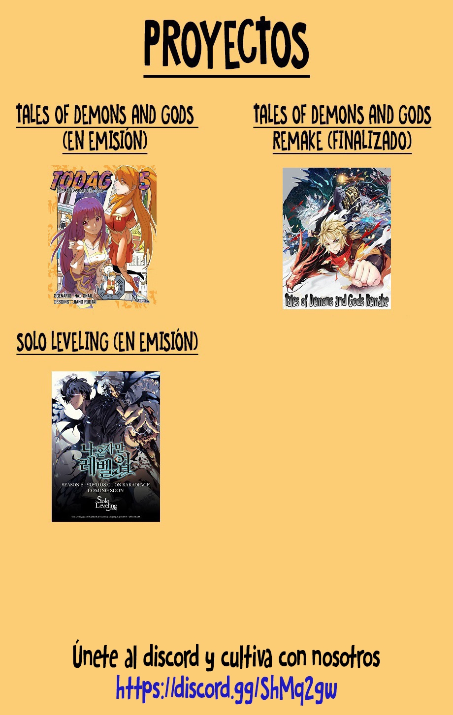 Read Tales of Demons and Gods Es Manga Online