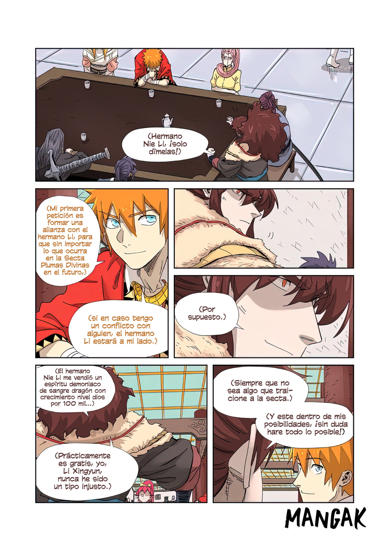 Read Tales of Demons and Gods Es Manga Online