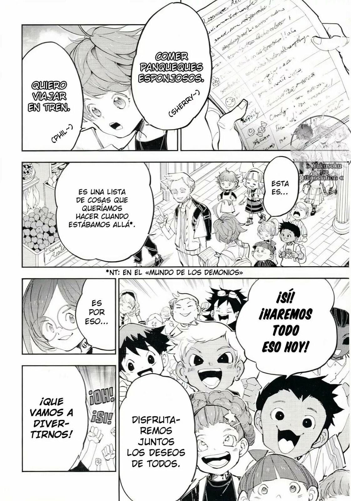 Read The Promised Neverland Es Manga Online