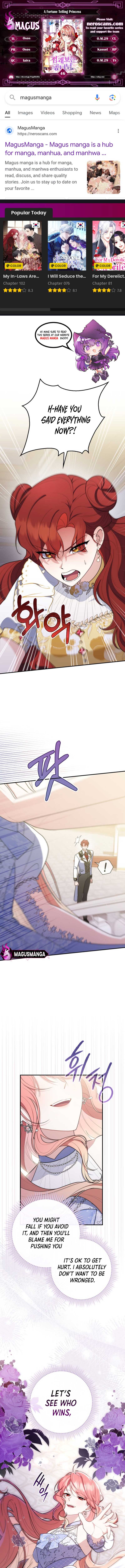 Read A Fortune-Telling Princess  Manga Online