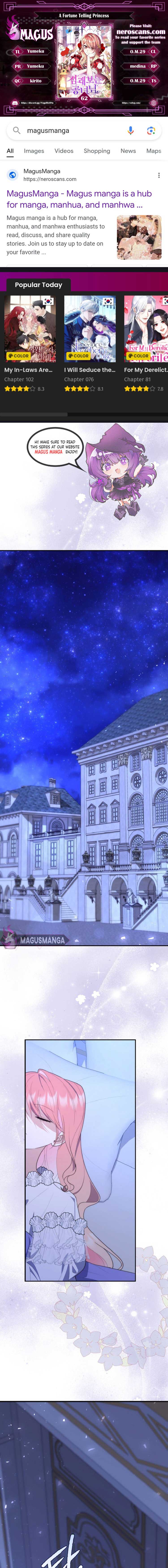 Read A Fortune-Telling Princess  Manga Online