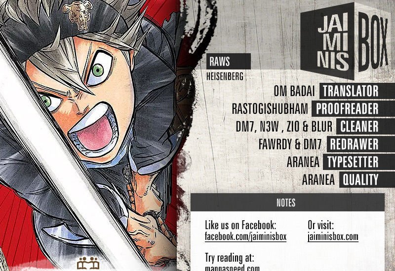 Read Black Clover Manga Online