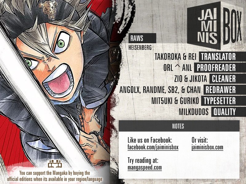 Read Black Clover Manga Online