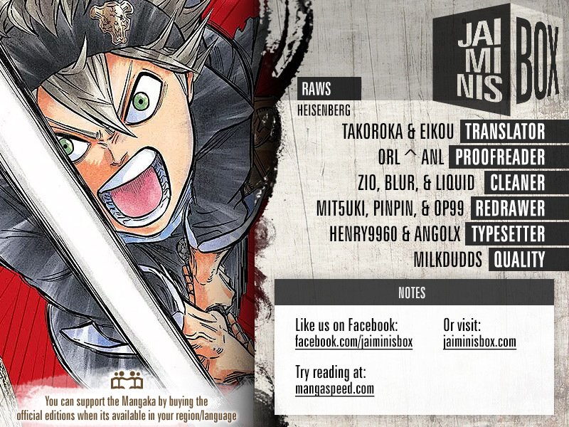 Read Black Clover Manga Online