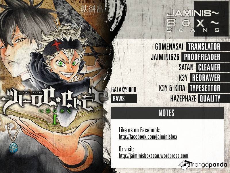 Read Black Clover Manga Online