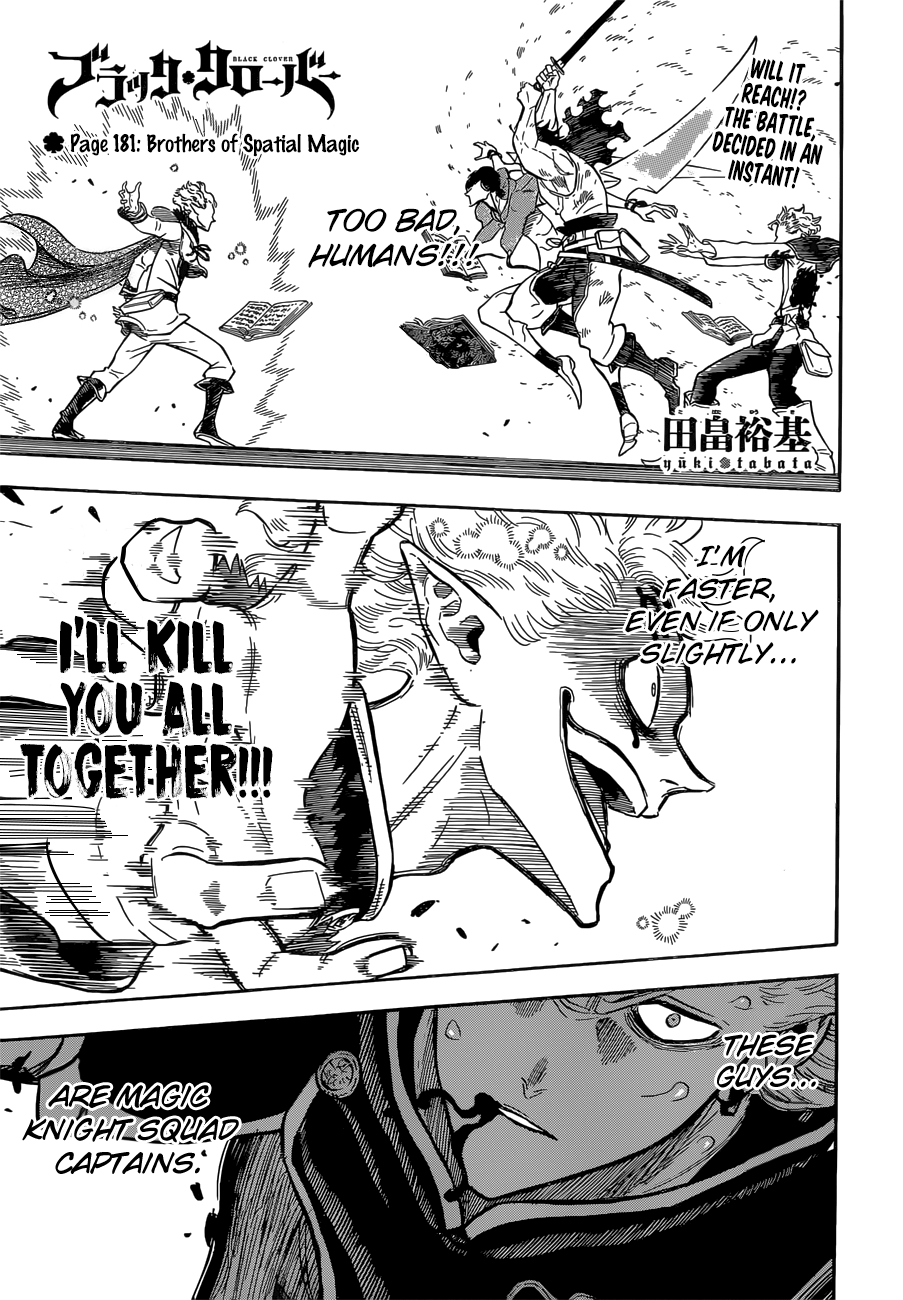 Read Black Clover Manga Online