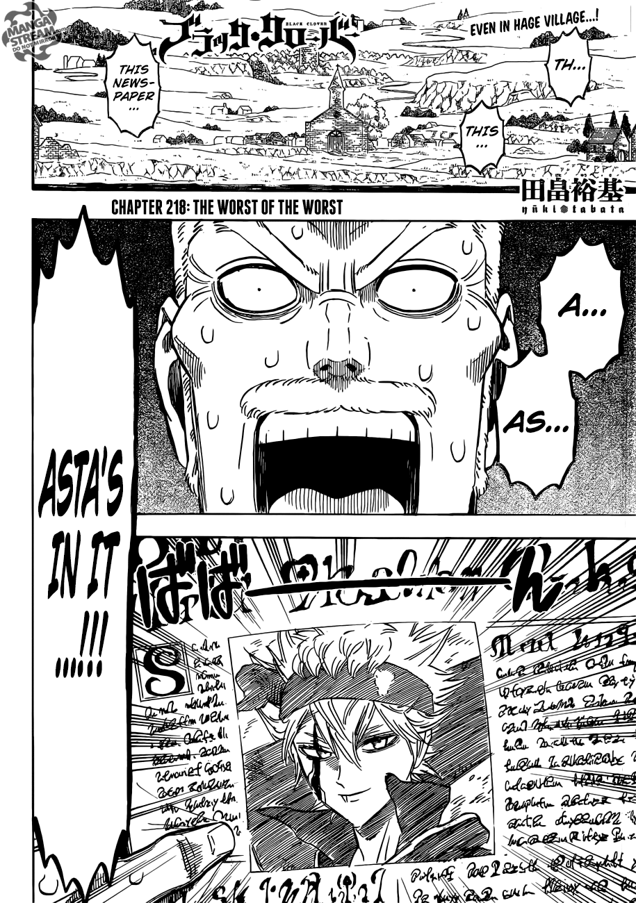 Read Black Clover Manga Online