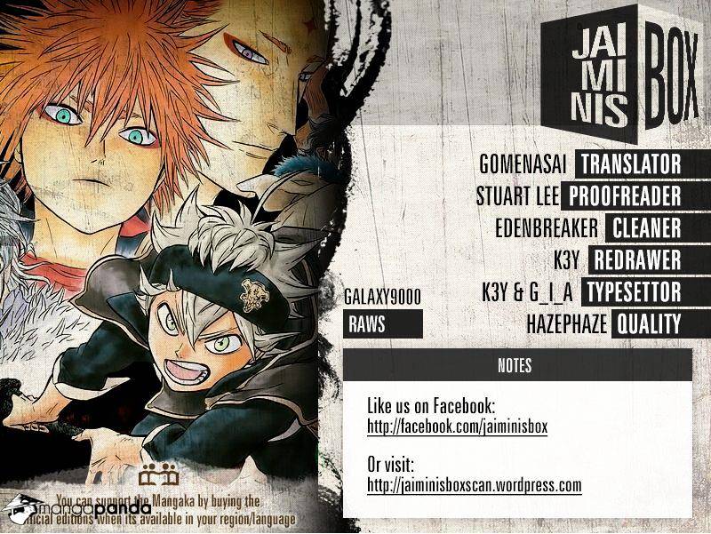Read Black Clover Manga Online
