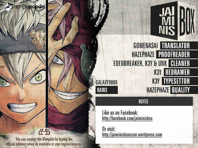 Read Black Clover Manga Online