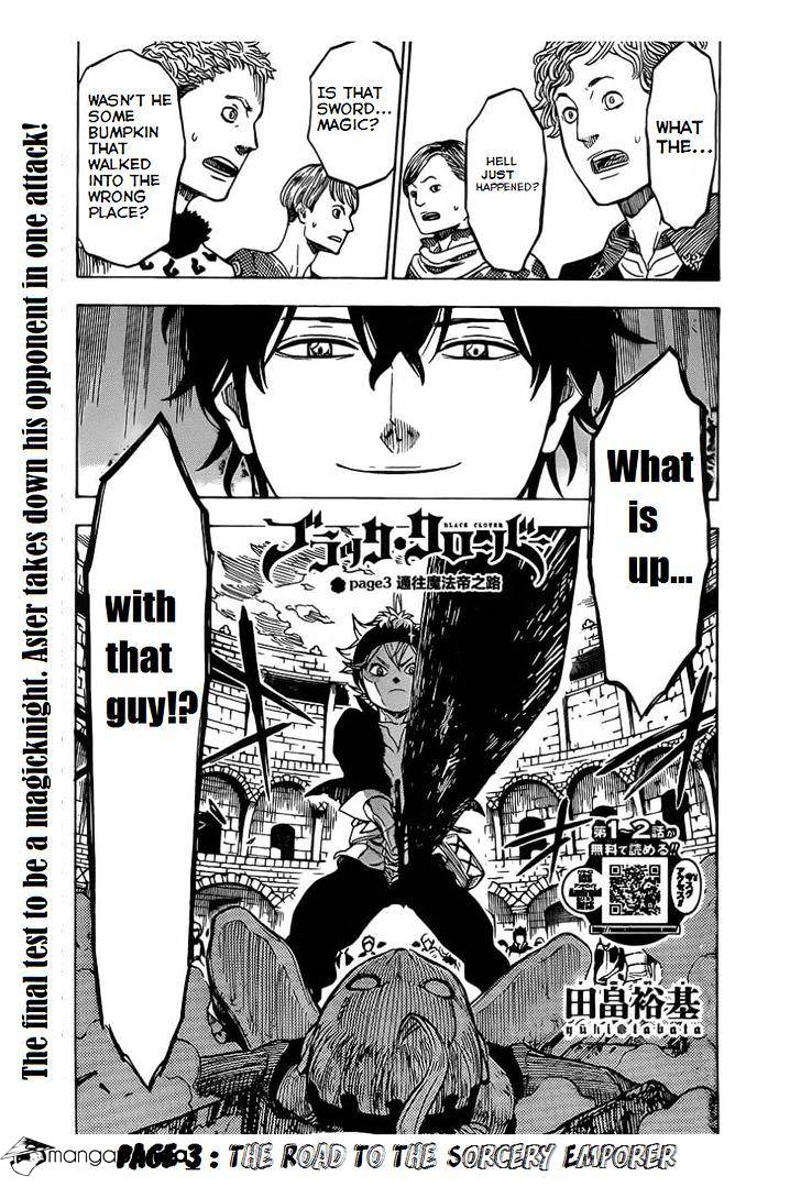 Read Black Clover Manga Online