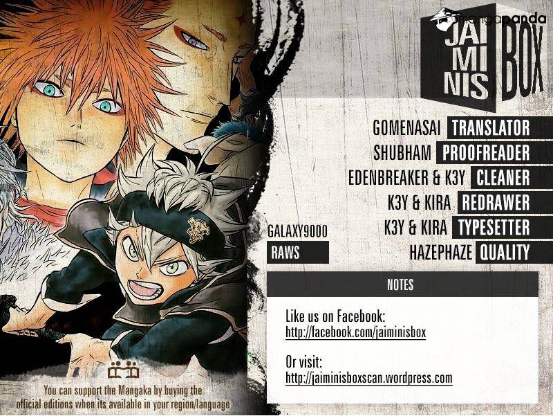 Read Black Clover Manga Online