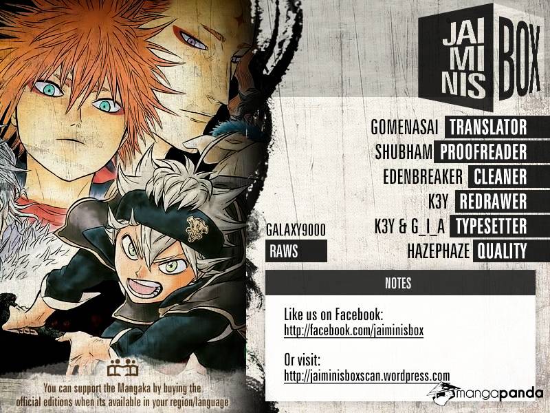 Read Black Clover Manga Online