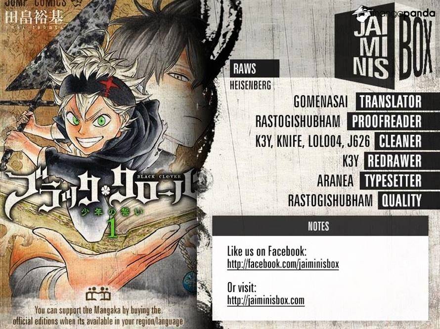 Read Black Clover Manga Online
