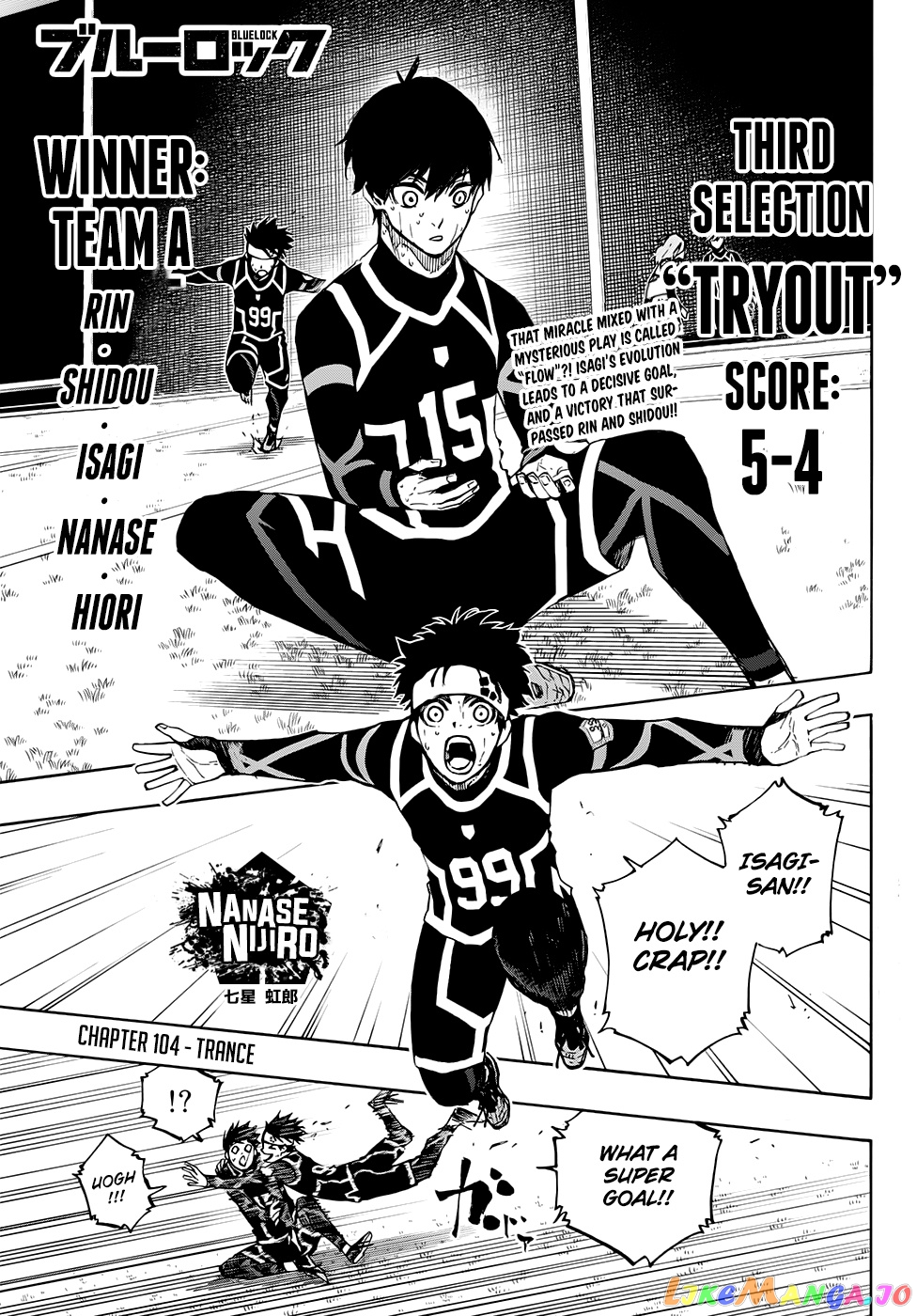 Read Blue Lock Manga Online