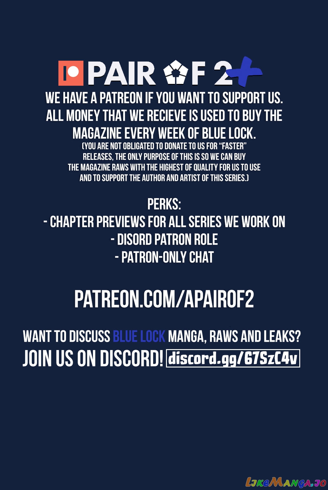 Read Blue Lock Manga Online