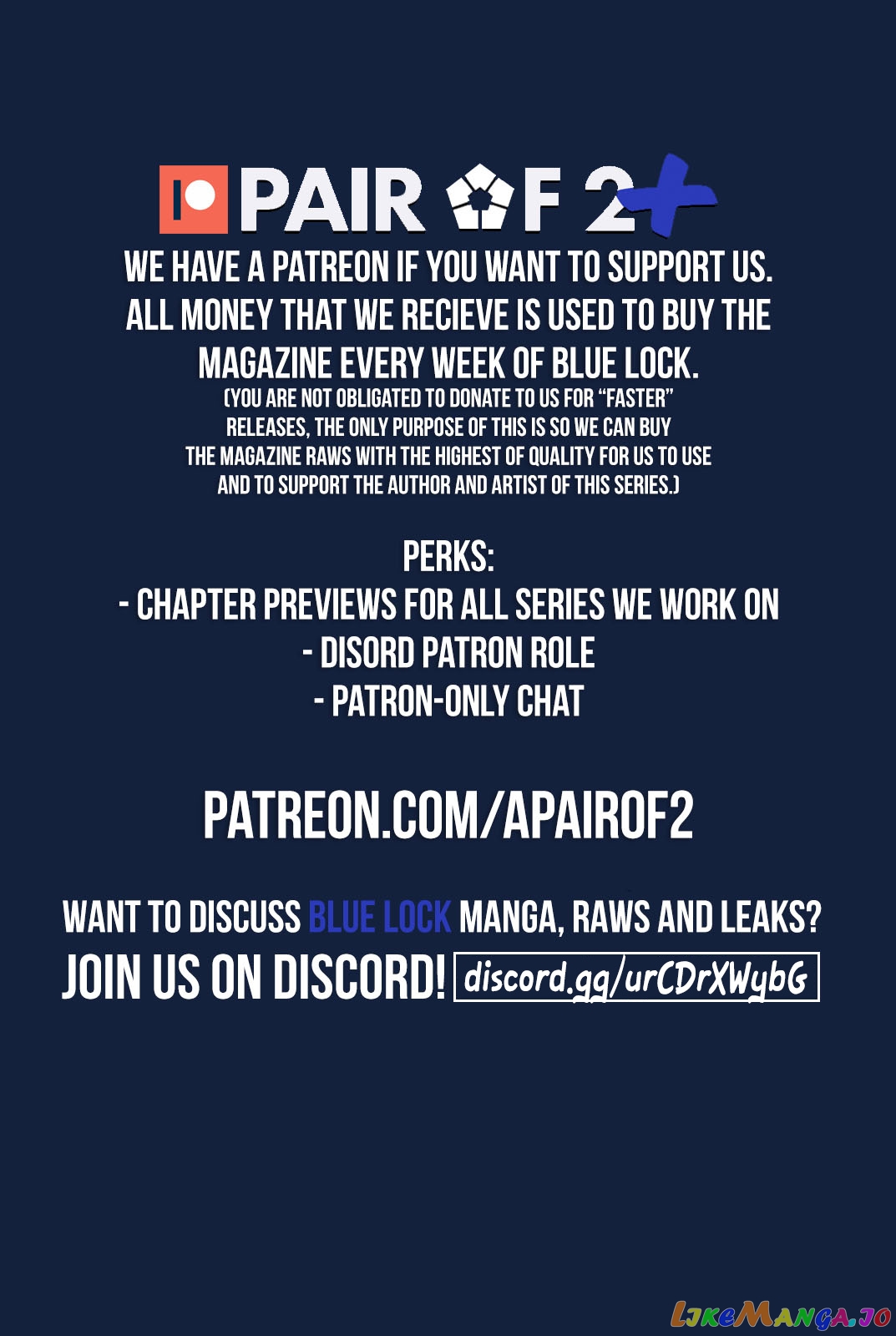 Read Blue Lock Manga Online