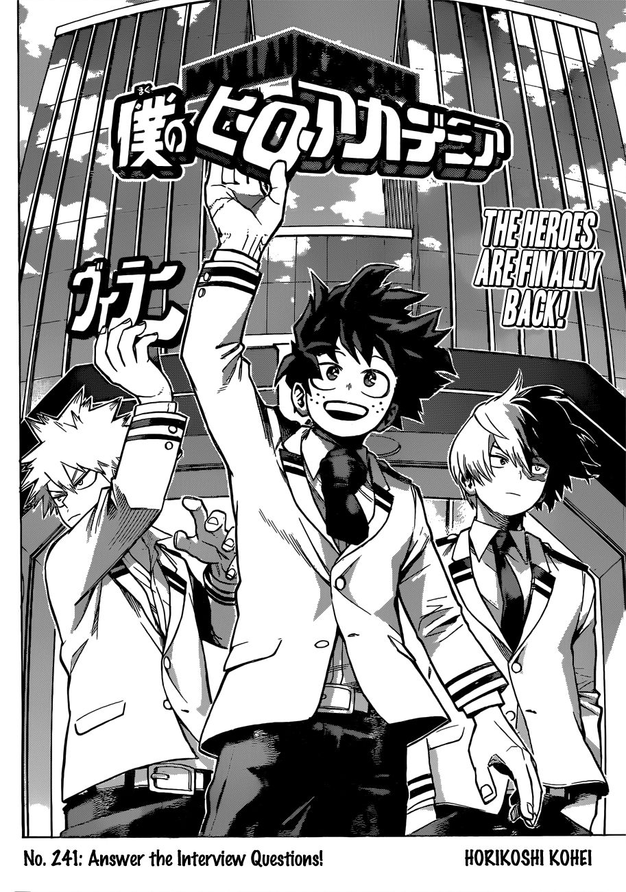 Read Boku no Hero Academia Manga Online