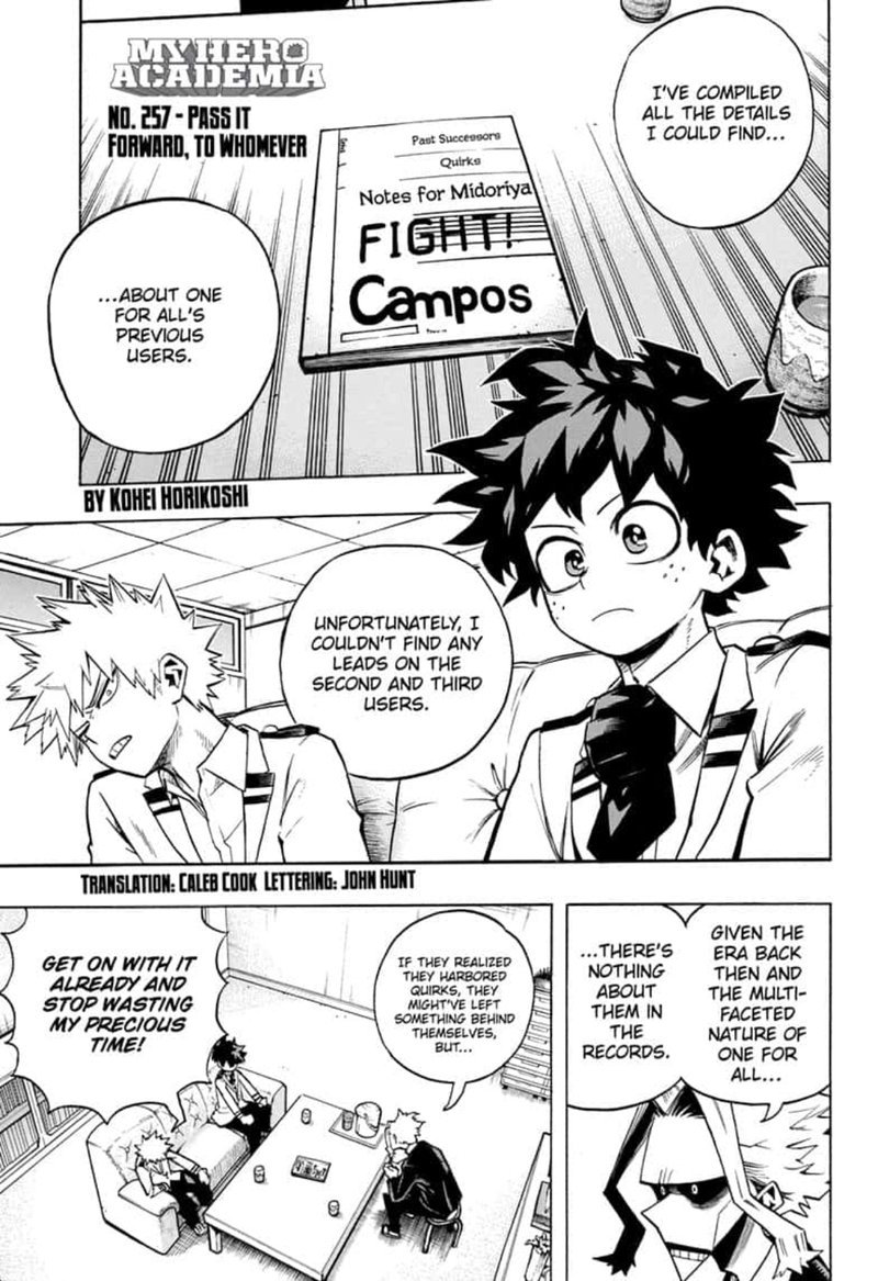 Read Boku no Hero Academia Manga Online