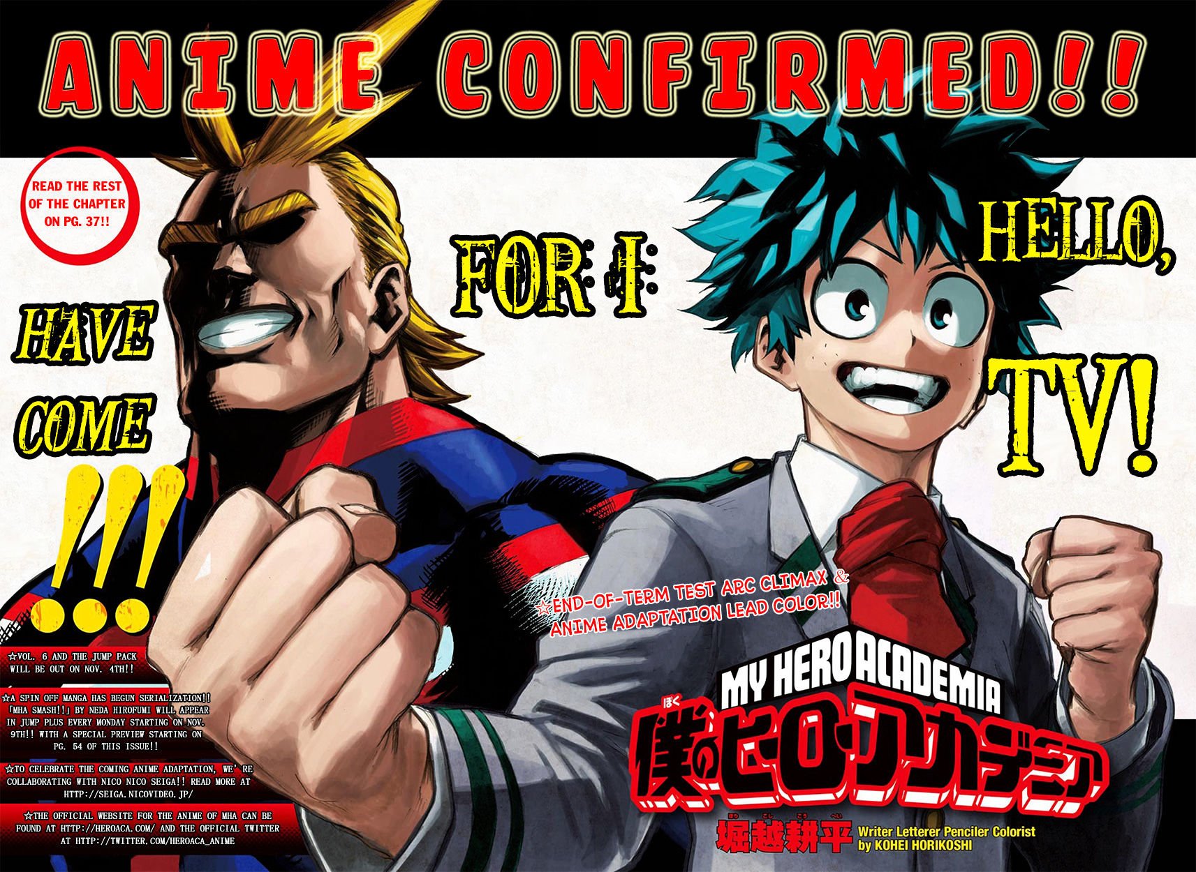 Read Boku no Hero Academia Manga Online