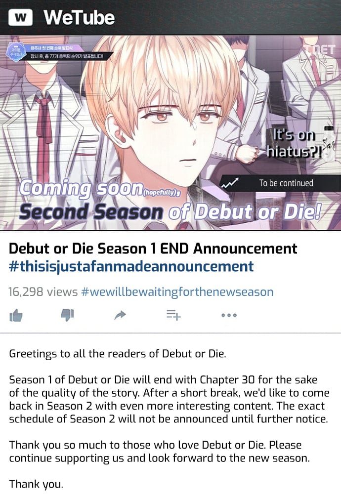 Read Debut or Die! Manga Online
