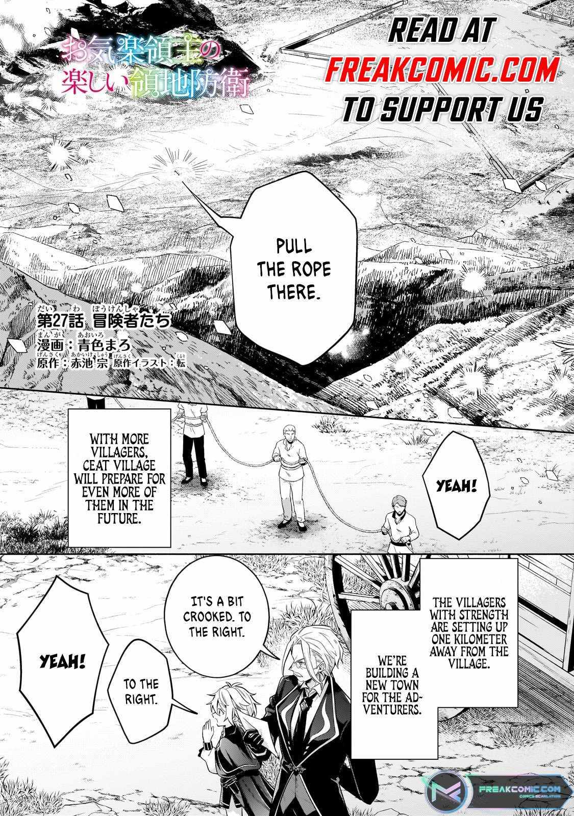 Read Fun Territory Defense by the Optimistic Lord Manga Online