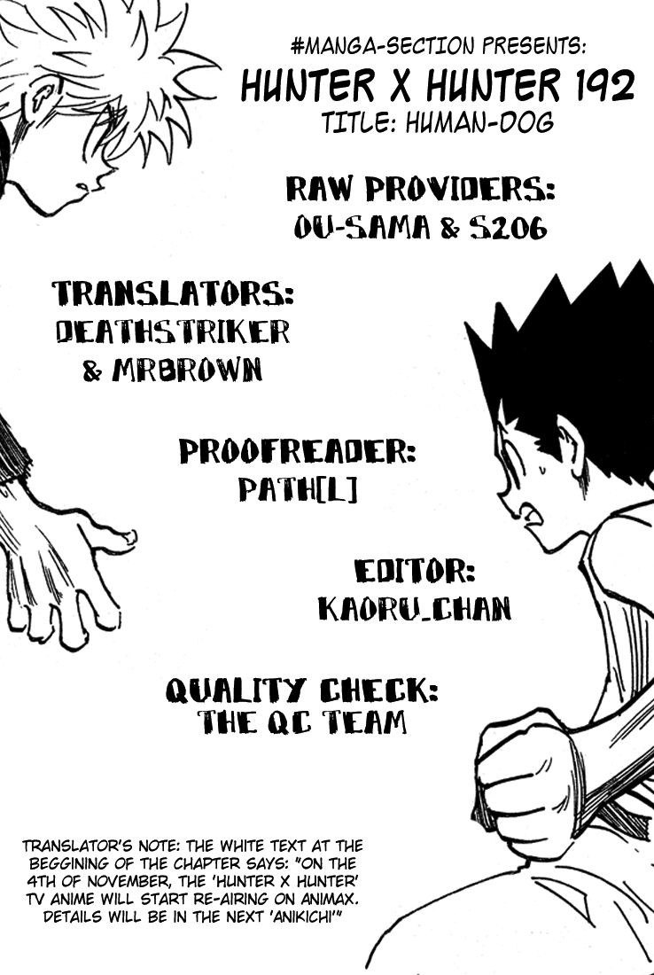 Read Hunter x Hunter (EN) Manga Online