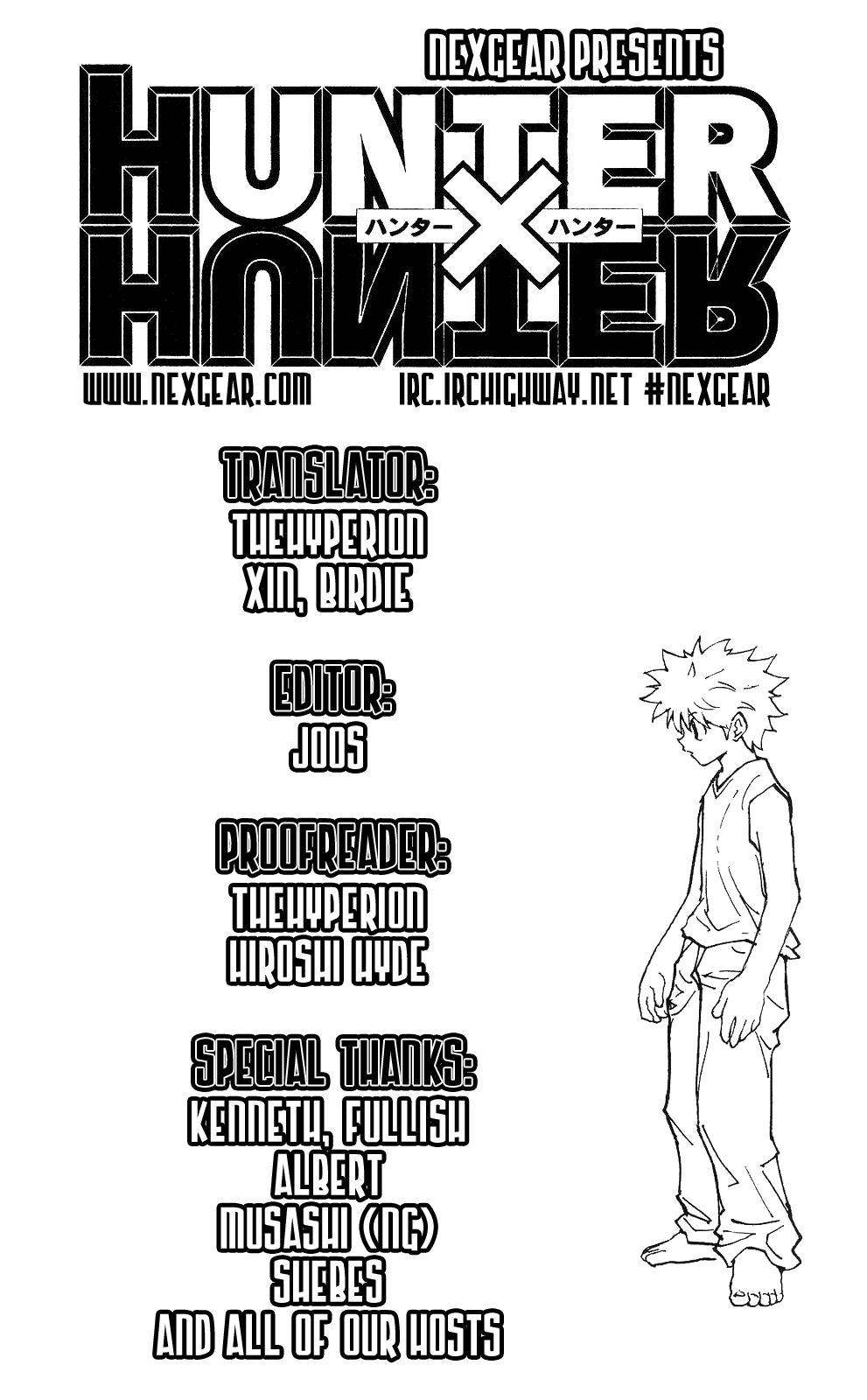 Read Hunter x Hunter (EN) Manga Online