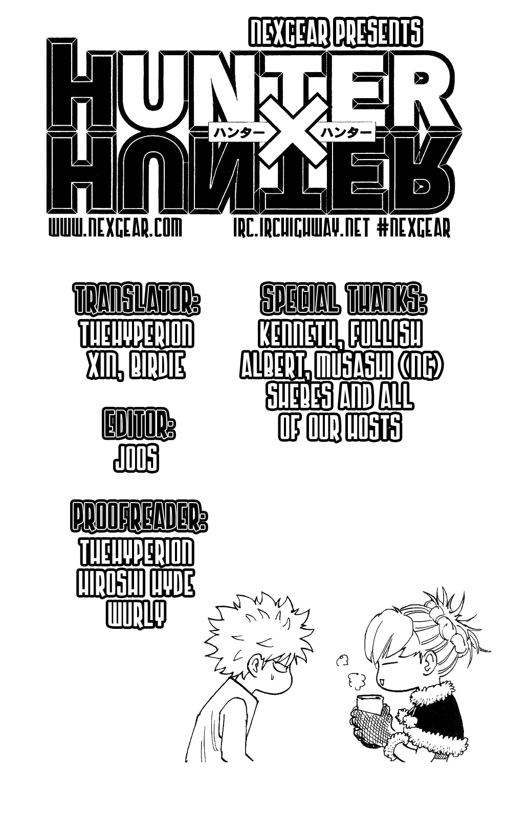 Read Hunter x Hunter (EN) Manga Online