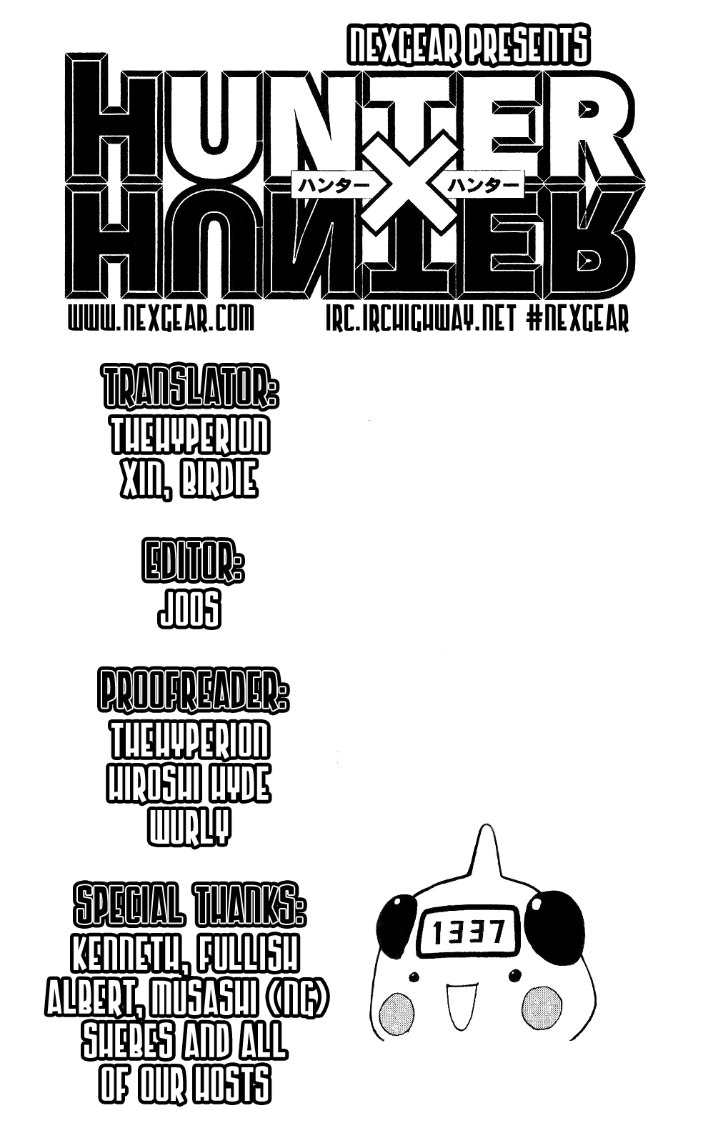 Read Hunter x Hunter (EN) Manga Online