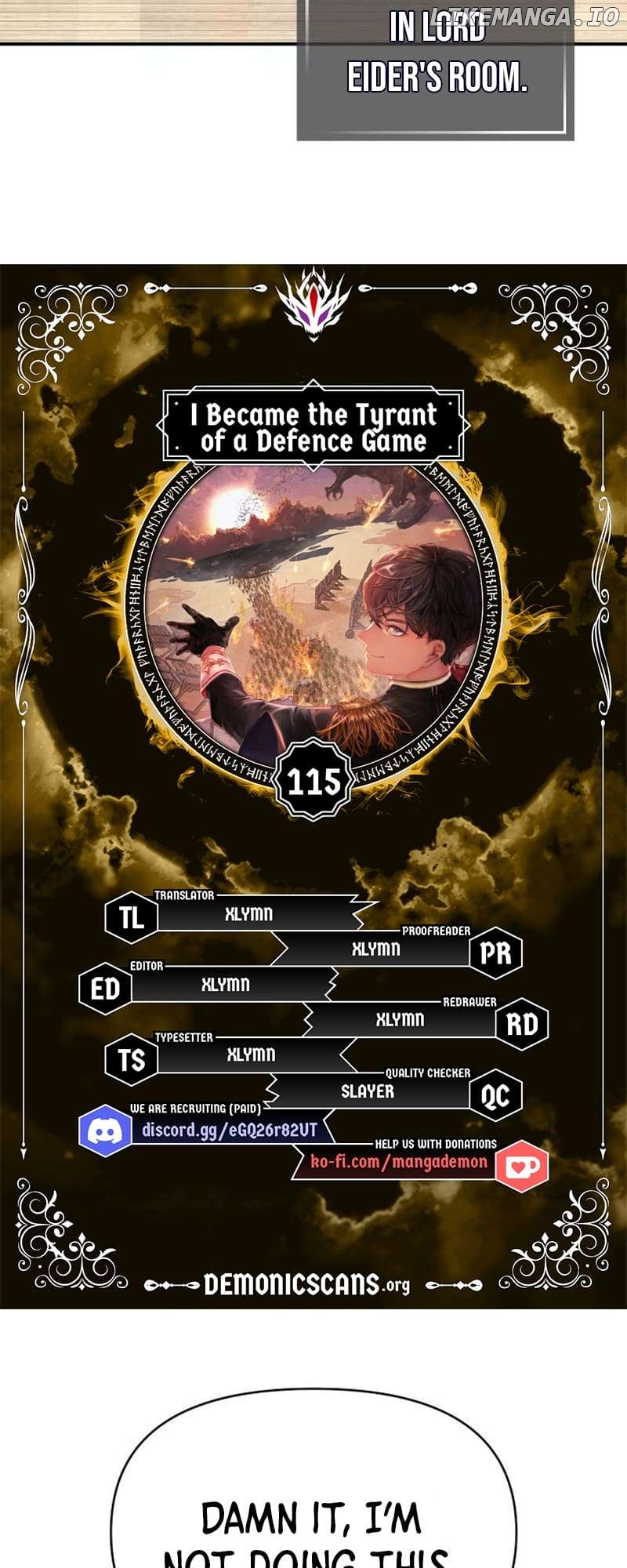 Read I Became the Tyrant of a Defense Game Manga Online
