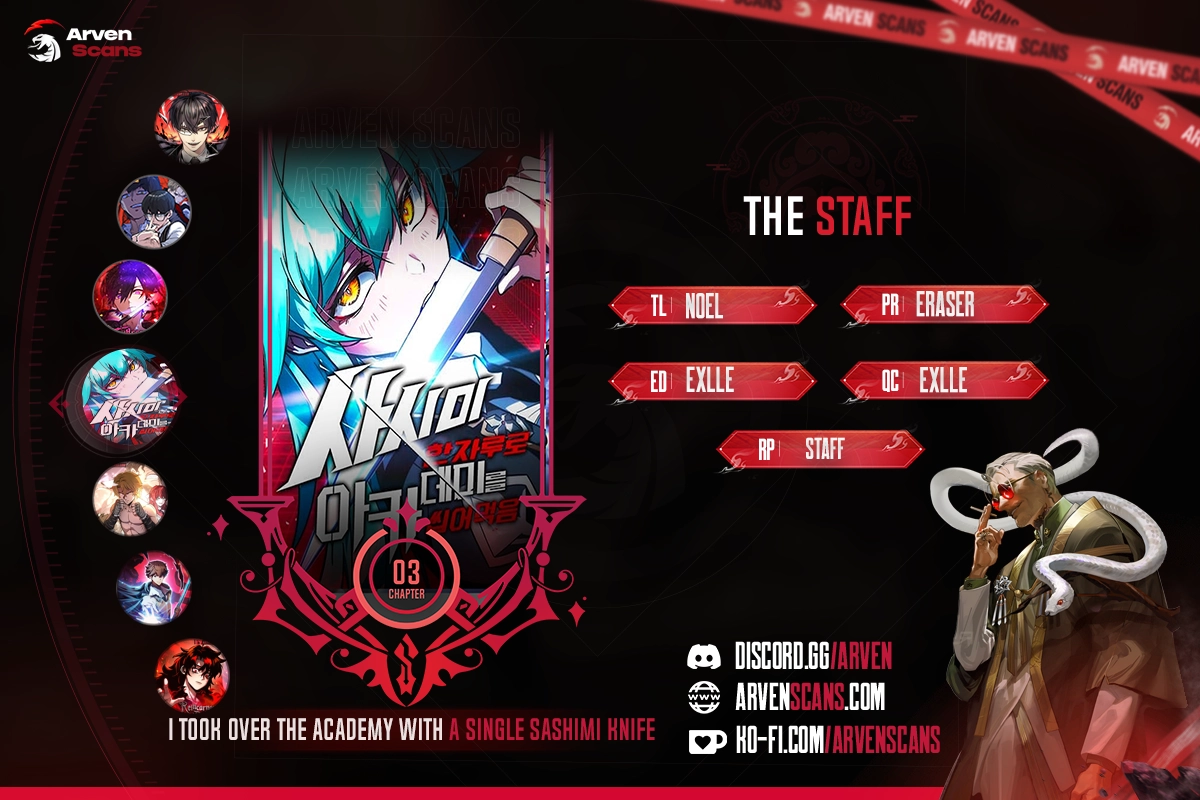 Read I Took over The Academy With a Single Sashimi Knife Manga Online