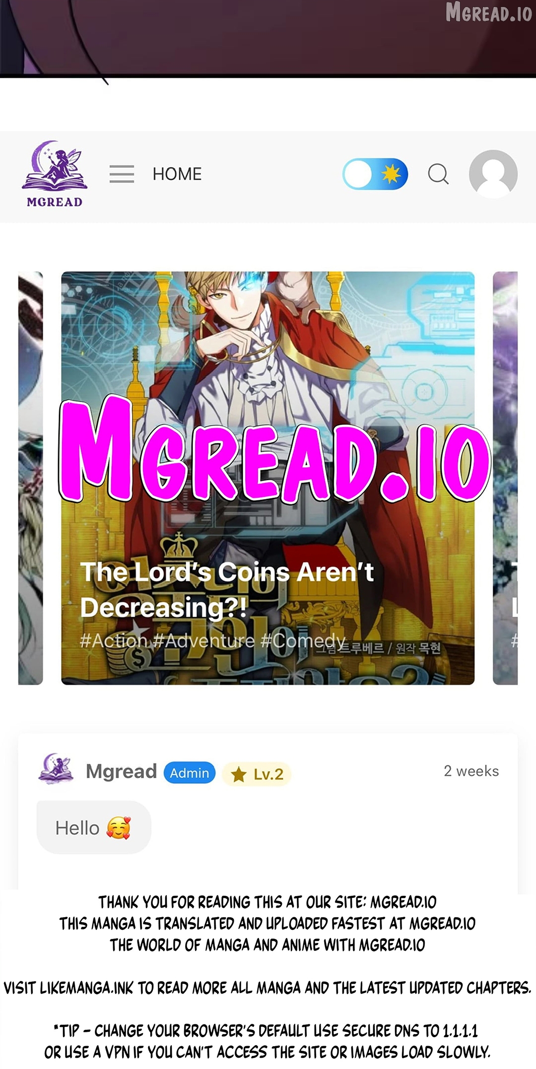 Read Log into the Future Manga Online