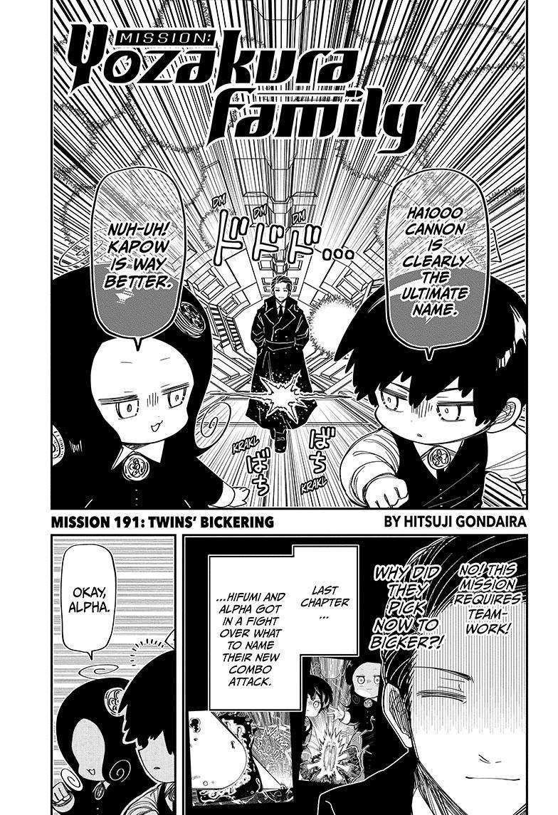 Read Mission Yozakura Family Manga Online