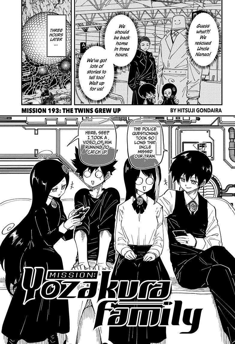 Read Mission Yozakura Family Manga Online