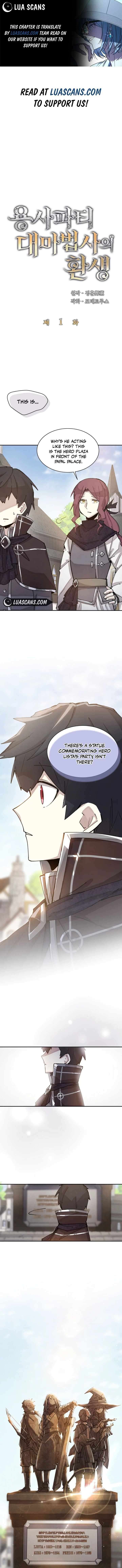 Read Reincarnation of the Hero Party Archmage Manga Online