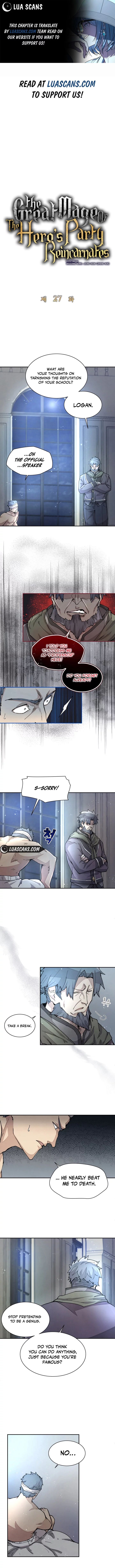 Read Reincarnation of the Hero Party Archmage Manga Online