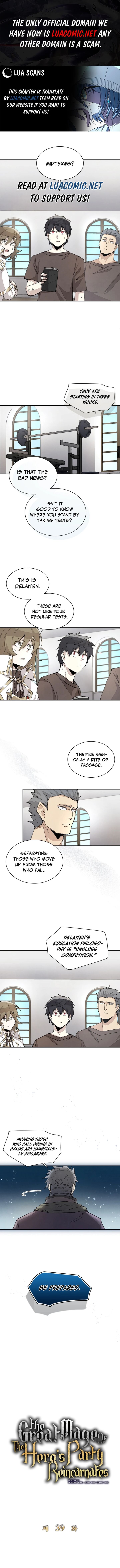 Read Reincarnation of the Hero Party Archmage Manga Online