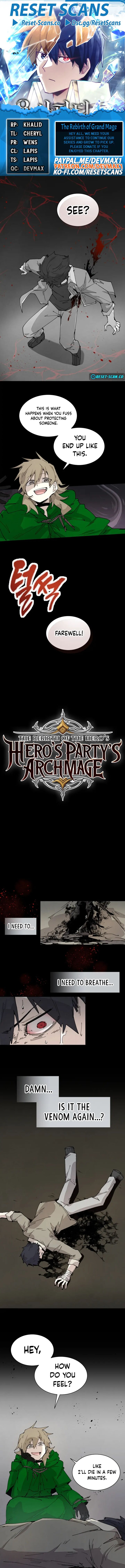 Read Reincarnation of the Hero Party Archmage Manga Online