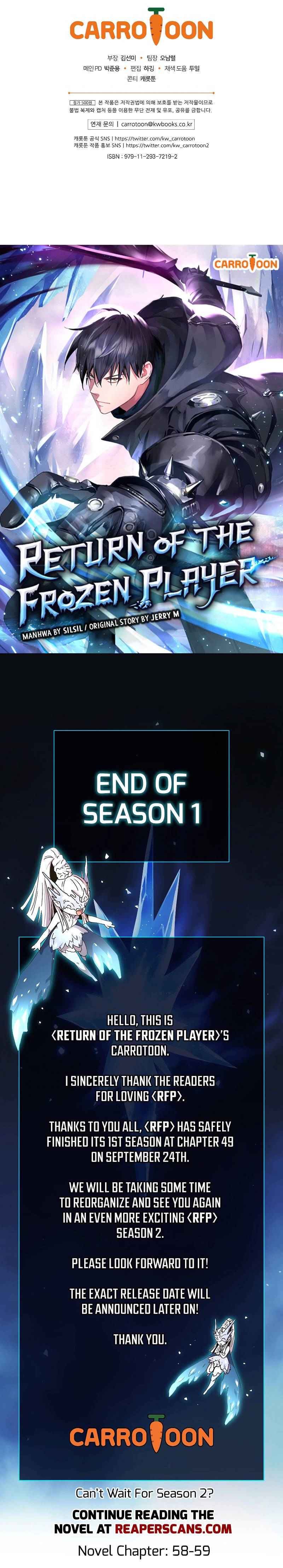 Read Return of The Frozen Player Manga Online