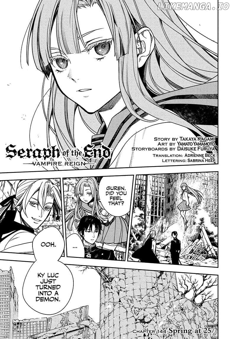 Read Seraph Of The End Manga Online