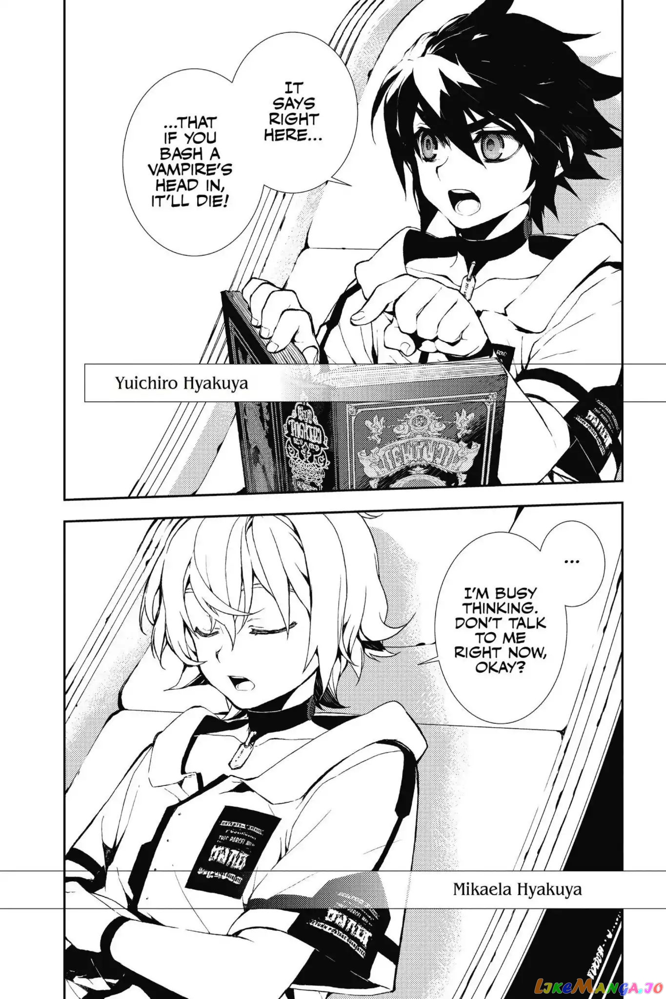 Read Seraph Of The End Manga Online